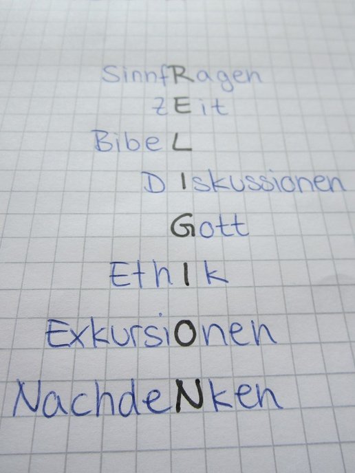 Wortspiel Religion